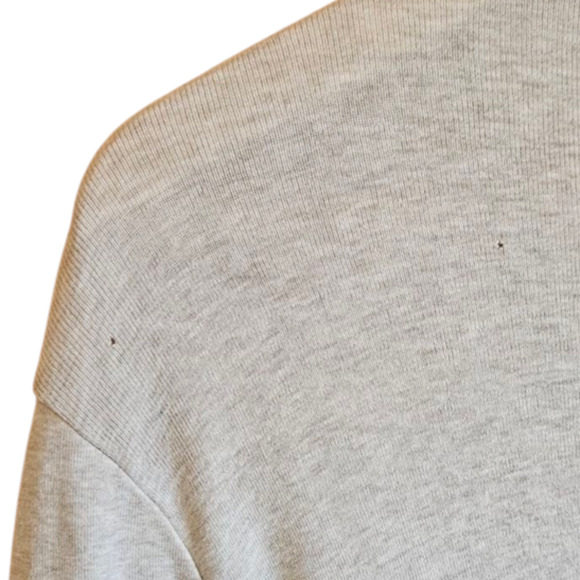 Banana Republic Baby Doll Cartigan Full Zip Sweater Heather Oatmeal Women Small - Picture 9 of 9